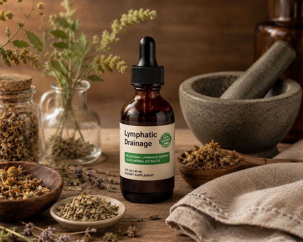 Four herbs, 300mg or more per serving, 59 servings, zero sugar or alcohol.
