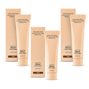 3x Lumi Color Changing Foundation - Dark