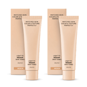 2x Lumi Color Changing Foundation - Medium