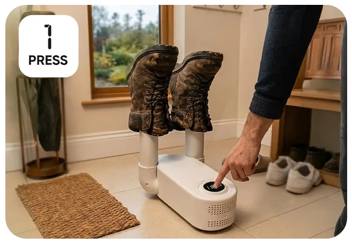 Press one button